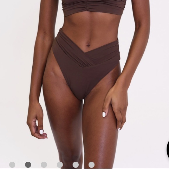 NWT RIOT SWIM Jax top and high waist pico bottoms - Picture 4 of 5